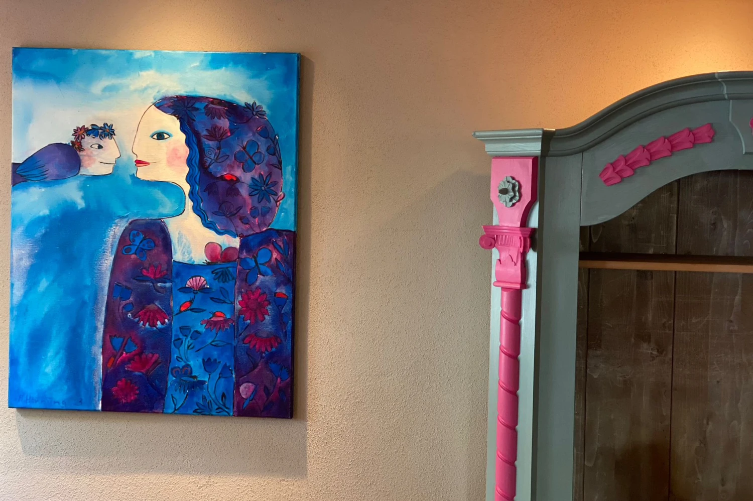 Hasebäck – Wandmalerei im Café